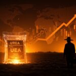 Impacto del aumento del precio de la urea en la agricultura global y LATAM debido al conflicto en Irán y la crisis en el Estrecho de Ormuz, afectando costos y startups agrotech.