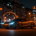 Robotaxi autónomo en Zagreb impulsado por la startup Verne con apoyo de Uber y Rimac, representando innovación en movilidad autónoma y alianzas globales.