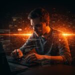 Wouter van Oortmerssen desarrollando un motor de juegos personalizado con ray tracing y lenguaje Lobster en tecnología voxel para innovación en videojuegos indie.