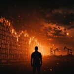 Mercado financiero y acciones de Wall Street afectadas por conflicto en Medio Oriente y alza del petróleo, impacto en inversión tech.