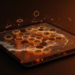 Mapa hexagonal 3D generado proceduralmente con algoritmo Wave Function Collapse usando WebGPU y shaders para desarrollo de videojuegos indie.