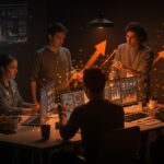 Claves para escalar startups con enfoque en producto, equipo y cultura en 4YFN Barcelona, ilustrando colaboración y crecimiento tecnológico.