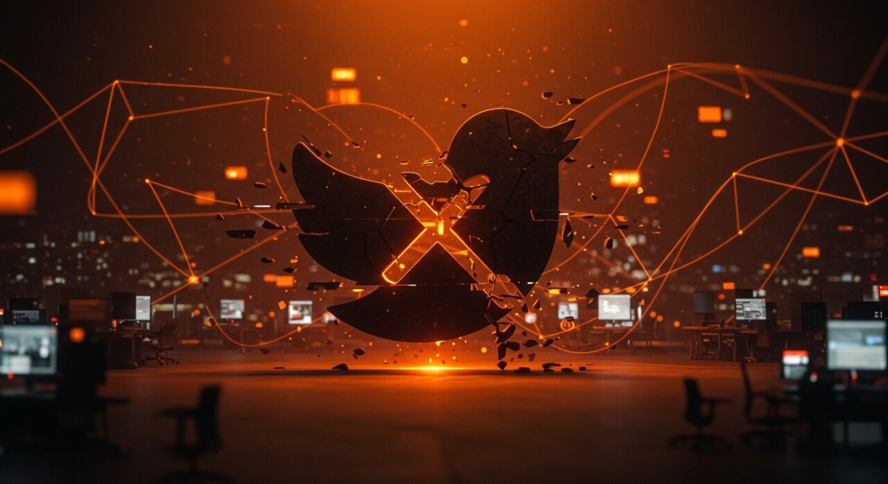 Caída global de X Twitter y su impacto en el ecosistema startup y la comunicación digital en 2026.
