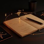 XPPen Note Plus cuaderno digital inteligente con digitalización en tiempo real para founders tech, destacando conectividad Bluetooth 5.3 y tecnología EMR.