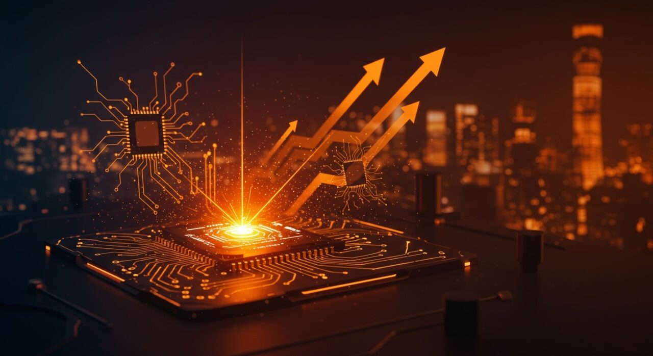 Tecnología fotónica y crecimiento de startup china respaldada por Huawei impulsando infraestructura de inteligencia artificial y semiconductores.