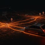 Robotaxi autónomo de Zoox mapeando Dallas y Phoenix, representando la expansión y tecnología de movilidad autónoma de Amazon.