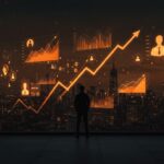 Rotación ejecutiva en el S&P 500 en 2025 con oportunidades para founders B2B en ventas y talento, destacado con metáforas visuales de liderazgo y tendencias corporativas.