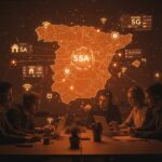 Cobertura 5G en España 2026 con startups tecnológicas aprovechando la conectividad avanzada y oportunidades de crecimiento.