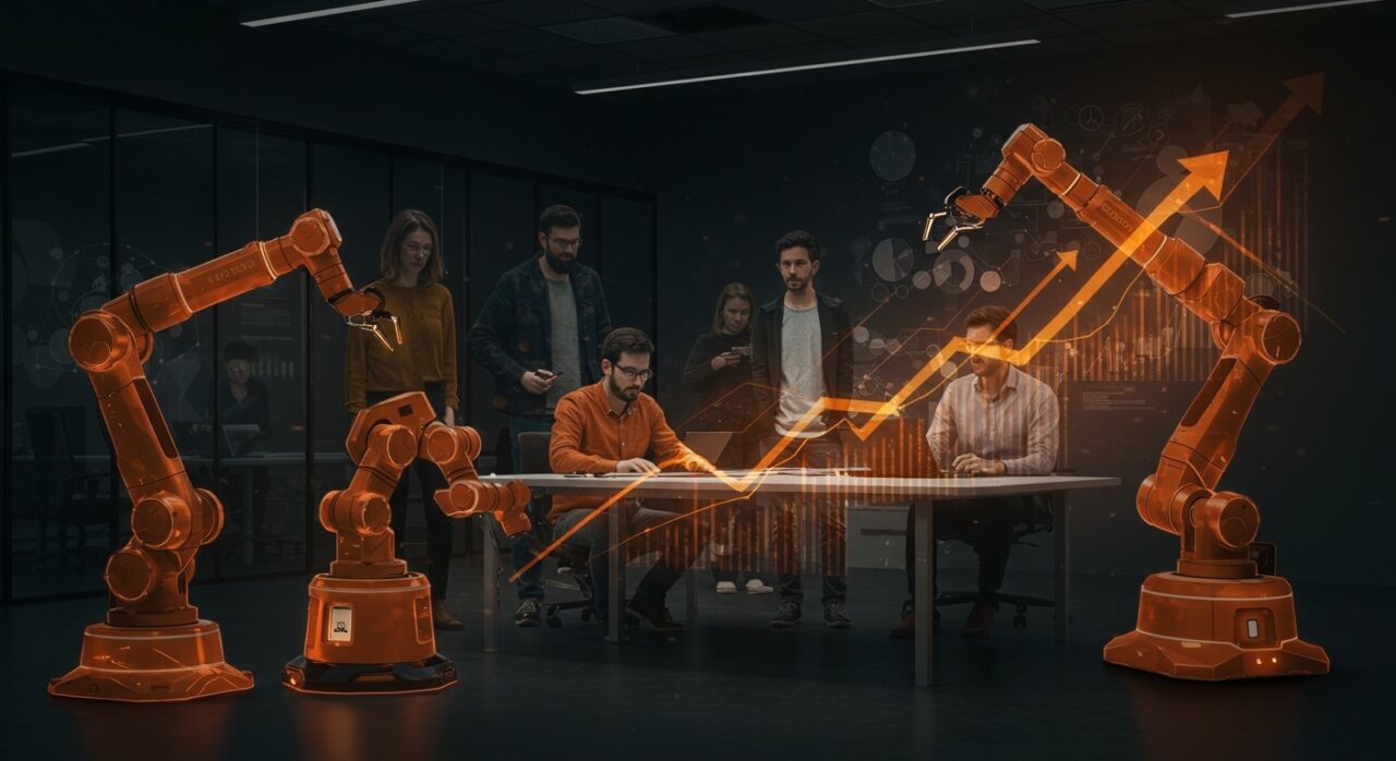 Startup española integrando robótica y automatización para aprovechar las oportunidades de mercado en empresas y PYMEs.