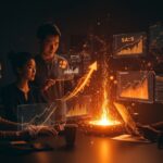 Ocho startups SaaS españolas innovadoras en 2026 mostrando crecimiento, inversión y tecnología de inteligencia artificial.