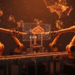 Robots modulares con inteligencia artificial optimizando la manufactura avanzada, destacando automatización y colaboración en el ecosistema startup de España.