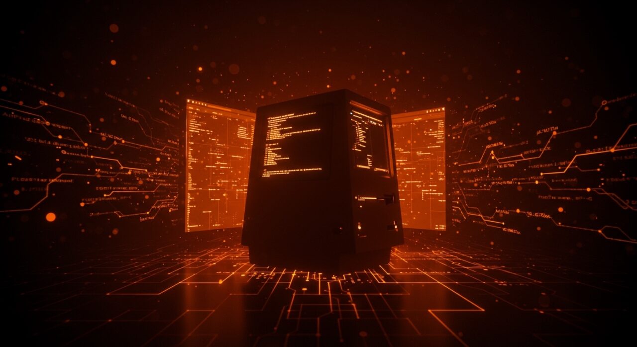 Emulación avanzada de Mac OS 68K en Linux sin ROM usando Advanced Mac Substitute, demostrando reimplementación de software legacy y retrocomputación.