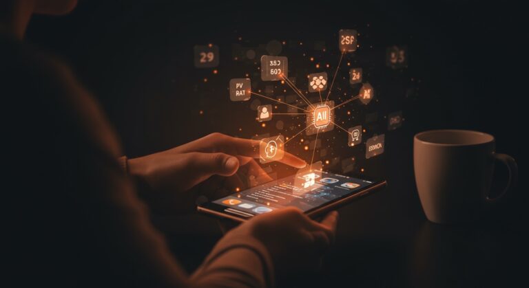 Agentes de IA conectados por SSH en un iPhone, mostrando la app Onepilot para desarrollo móvil avanzado en LATAM.