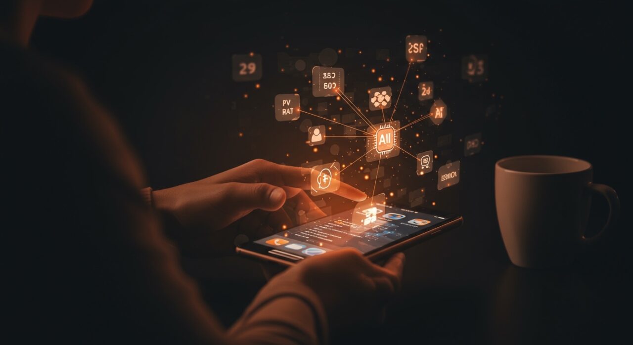 Agentes de IA conectados por SSH en un iPhone, mostrando la app Onepilot para desarrollo móvil avanzado en LATAM.