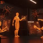 Agentes autónomos de inteligencia artificial Claude Cowork y OpenClaw en un entorno tecnológico moderno, ilustrando automatización y herramientas IA para startups.
