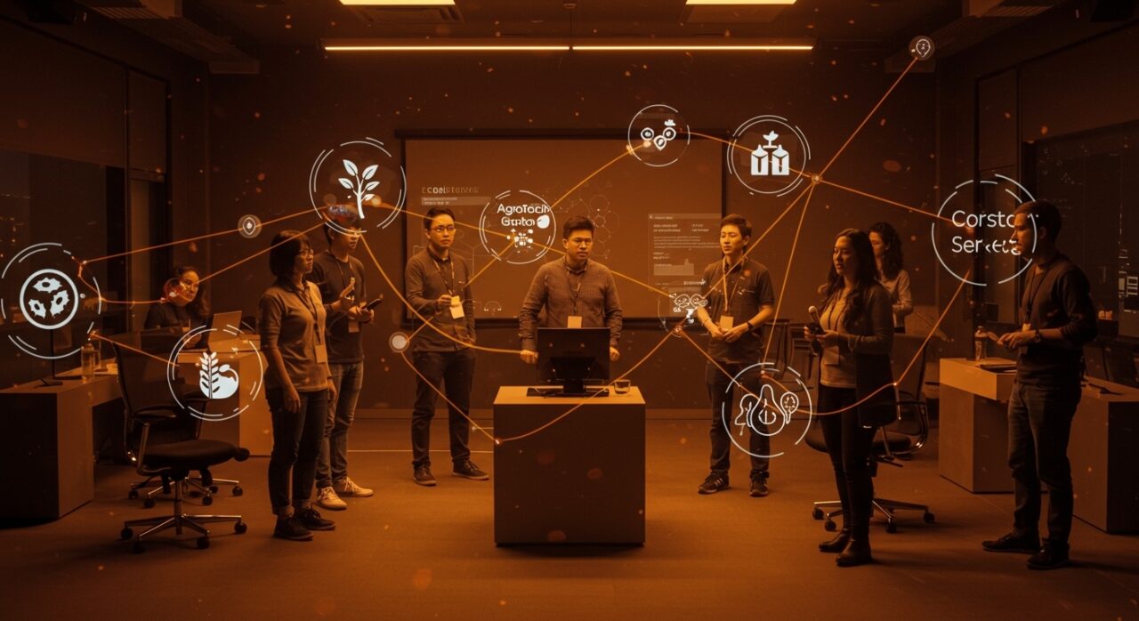 Nueve startups presentando soluciones innovadoras en agrotech y foodtech para contratos corporativos con Agrosuper a través del modelo Venture Client.