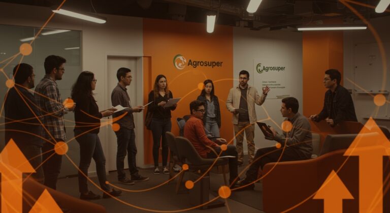 Startups chilenas colaborando en un programa de innovación corporativa de Agrosuper, impulsando el acceso a clientes corporativos a través del modelo Venture Client.