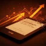 Amazon retira soporte para Kindle antiguos de 2012, mostrando un dispositivo Kindle perdiendo conexión y simbolizando la obsolescencia tecnológica.