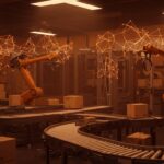 Centro de fulfillment automatizado de Andreani con inteligencia artificial impulsando la logística para e-commerce en Argentina.