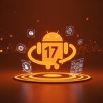 Visual futurista de Android 17 con novedades tecnológicas, doble ciclo anual, mejoras en gaming y convergencia con Chrome OS para 2026.
