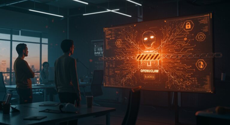 Equipo de startup tech enfrentando bloqueo de acceso a Claude AI mediante OpenClaw, impactando la automatización y suscripciones en inteligencia artificial.