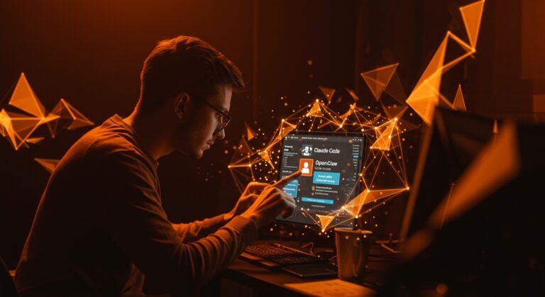 Emprendedor analizando la integración de OpenClaw en Claude Code de Anthropic y su impacto en herramientas de IA y automatización para startups.