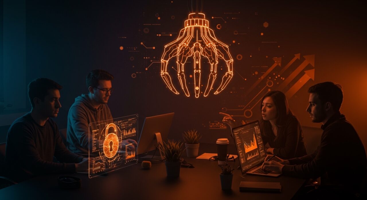 Founders de startups de IA en LATAM enfrentando limitaciones de acceso a OpenClaw en Claude AI por Anthropic, representado con elementos visuales de automatización y competencia tecnológica.