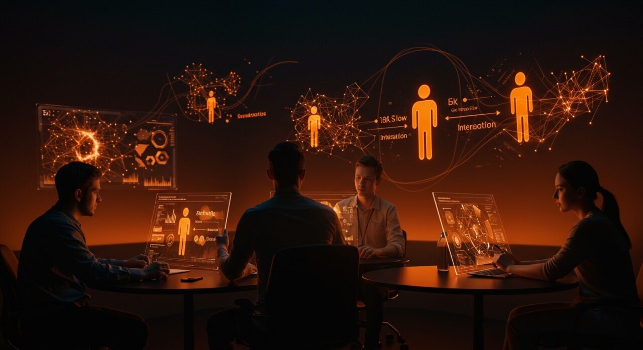 Colaboración de profesionales utilizando agentes IA para comercio autónomo en el experimento marketplace de Anthropic en startups.