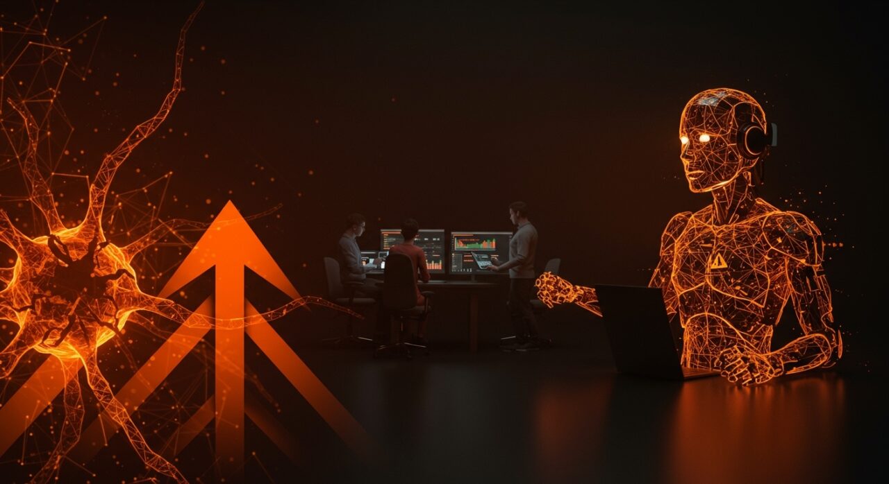 Degradación de calidad del modelo IA Claude de Anthropic con equipo de startup analizando errores críticos en entorno tecnológico.