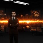 Representación visual de Anthropic uniéndose al Blender Development Fund, destacando el patrocinio corporativo y la colaboración open source en el sector de IA para startups.