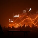 Análisis del impacto de Anthropic y SpaceX en el mercado privado y financiamiento tech en LATAM con metáforas visuales de inversión y tecnología.