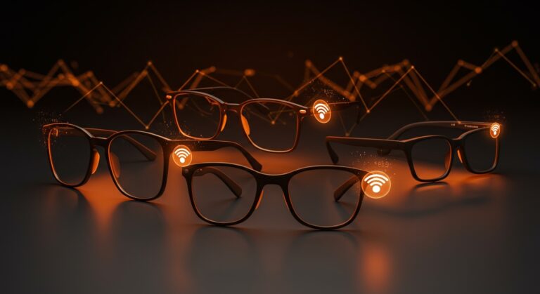 Cuatro diseños de gafas inteligentes Apple con IA sin pantalla, destacando innovación en wearables y lanzamiento en 2027 para startups y founders en LATAM y España.