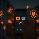 Seguridad fintech con Apple Pay y Google Pay mostrando tokenización y reducción de fraude en pagos móviles en España y LATAM.