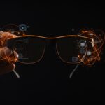 Gafas inteligentes Apple con IA y cámaras, simbolizando innovación en realidad aumentada y competencia con Meta Ray-Ban.