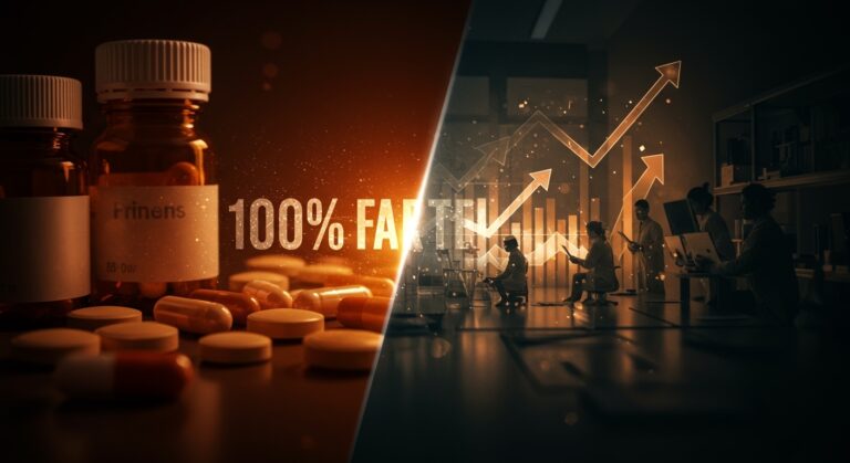 Impacto de aranceles farmacéuticos al 100% en EE.UU. sobre la industria farmacéutica y oportunidades para startups de salud y biotech.