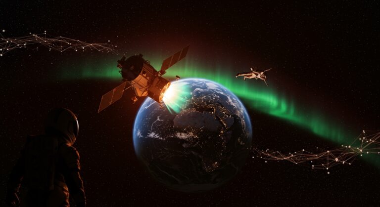 Imágenes inéditas del Artemis II y la NASA mostrando auroras boreales desde el espacio con tecnología avanzada de observación de la Tierra.