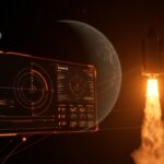 Seguimiento en tiempo real de la misión Artemis II de la NASA con visualización tecnológica avanzada y realidad aumentada para la cápsula Orion.