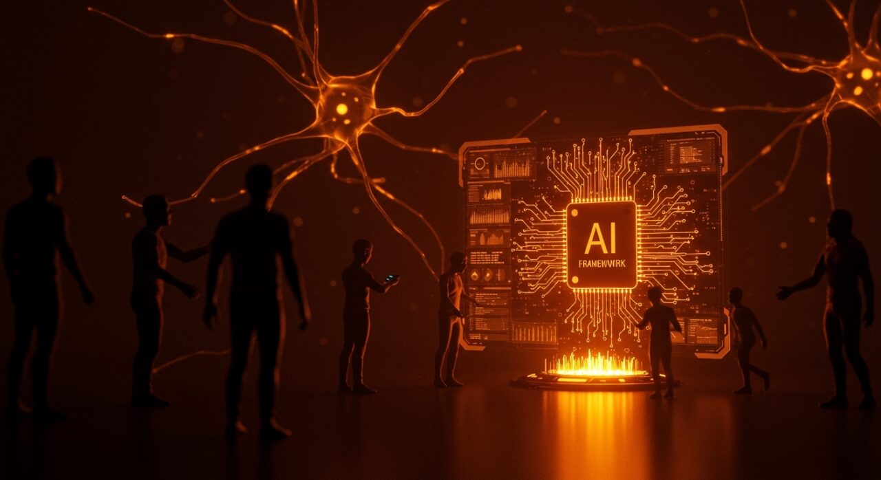 Framework ASI-EVOLVE de inteligencia artificial superando desempeño humano con automatización y optimización para startups.