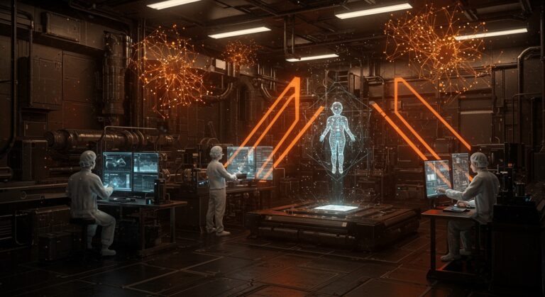 FabOrchestrator de IA agentic automatizando reporting y soporte en fábricas de semiconductores, tecnología avanzada en manufactura.