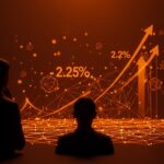 Impacto del impuesto a plataformas digitales en Meta y Google, con metáforas visuales sobre legislación tecnológica y monetización digital para startups.