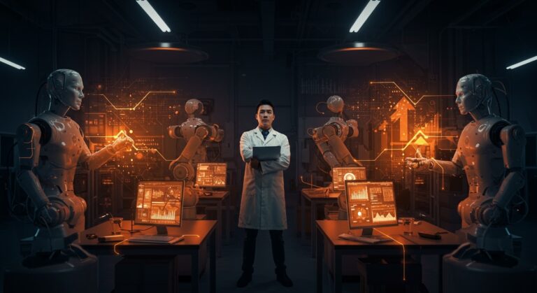 Transformación del empleo en México por automatización e inteligencia artificial con enfoque en nuevas oportunidades y reskilling industrial.