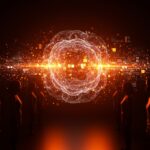 Mujeres enfrentando riesgo laboral por automatización IA con metáfora visual de brecha de género en tecnología y empleo femenino digital.