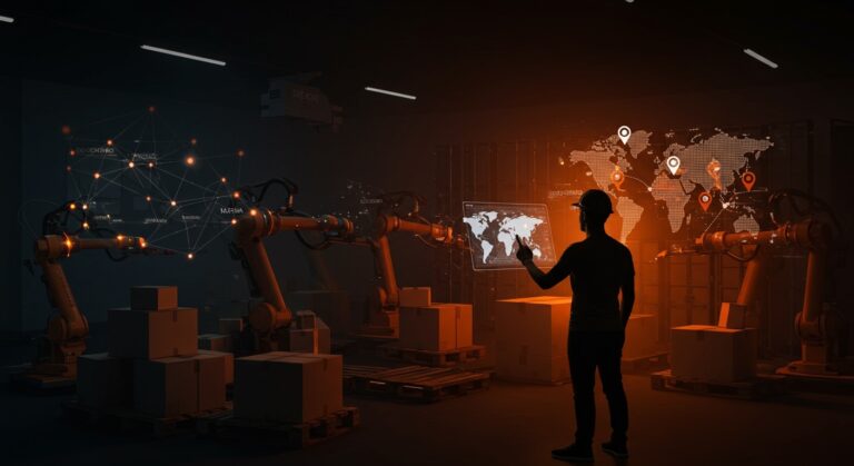 Logística automatizada y nearshoring en México con inteligencia artificial y e-commerce transformando la cadena de suministro en LATAM.