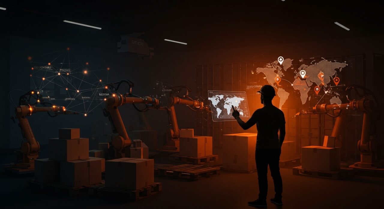 Logística automatizada y nearshoring en México con inteligencia artificial y e-commerce transformando la cadena de suministro en LATAM.