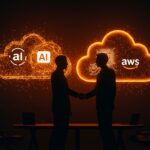 Acuerdo AWS y OpenAI finaliza exclusividad de Microsoft Azure con representación visual de modelos IA en cloud para startups de inteligencia artificial.