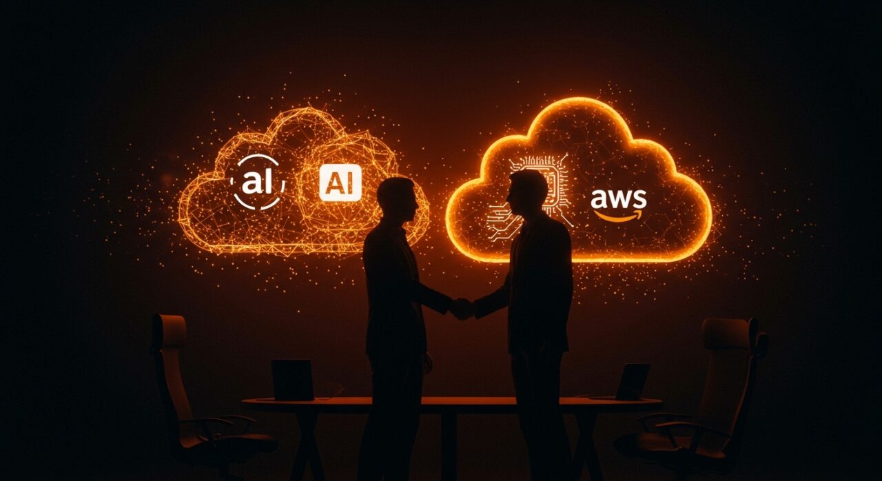 Acuerdo AWS y OpenAI finaliza exclusividad de Microsoft Azure con representación visual de modelos IA en cloud para startups de inteligencia artificial.