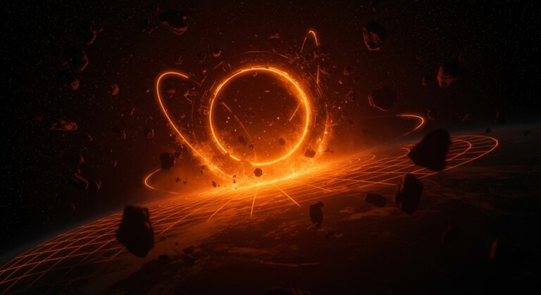 Anillo metálico de 500 kg cayendo en Kenia, simbolizando la basura espacial y los retos de la gobernanza espacial según Kenya Space Agency.