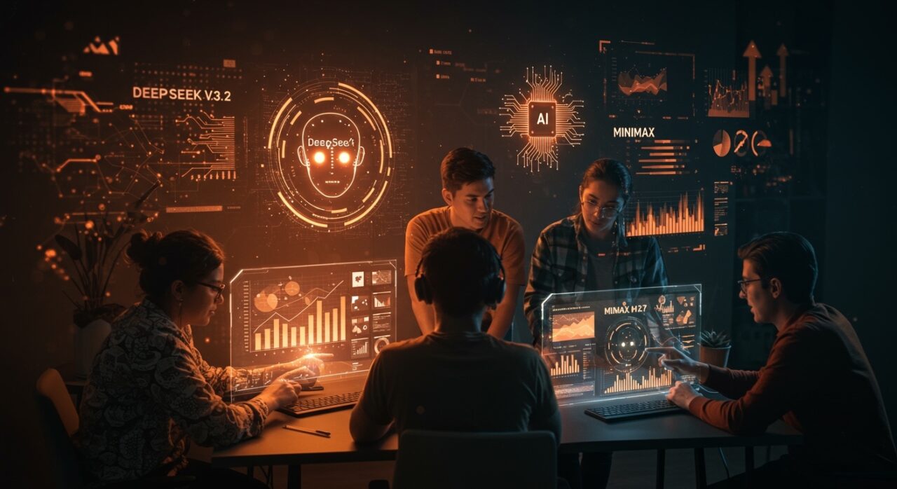 Benchmark modelos AI para agentes con DeepSeek V3.2 y MiniMax M2.7 en un entorno colaborativo de founders tech en Chile usando N8N y OpenClaw.