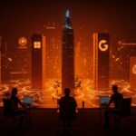 Concentración tecnológica de seis grandes empresas controlando el ecosistema startup en LATAM y España con enfoque en regulación IA y ética inteligencia artificial.