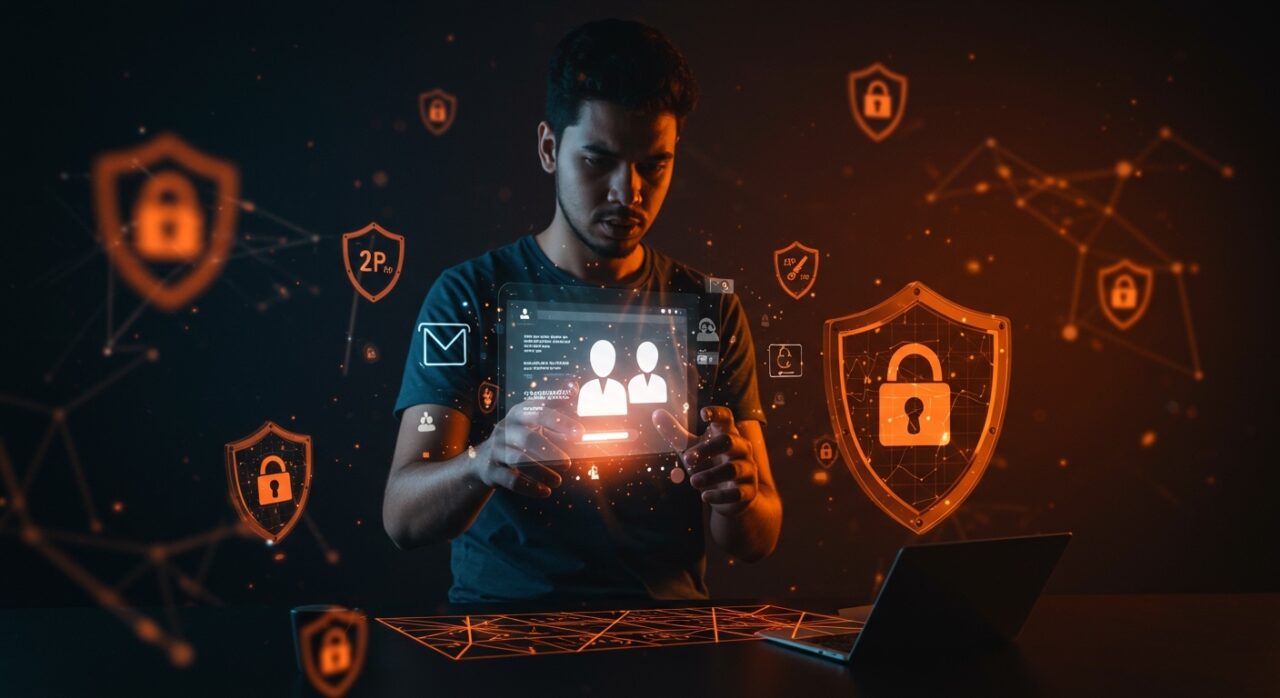 Protección de cuenta Google con passkeys y 2FA para founders tech frente a amenazas de phishing, seguridad digital y automatización.